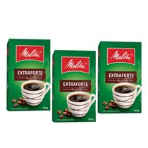 Café Em Pó Extra Forte Melitta 500g Kit 3