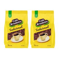 Café em Pó Torrado Tradicional Brasileiro 250g - 2 Unidades Café em Pó Torrado Tradicional Brasileiro 250g - 2 Unidades