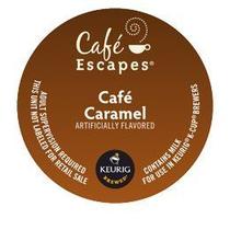 Café Escapes Café Caramelo 24 Cápsulas K-Cup