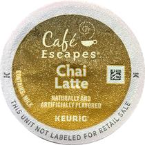 Café Escapes Chai Latte Cápsulas K-Cup 16 Unidades