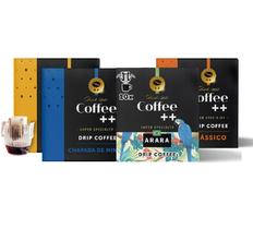 Café Especial Coffee Mais Drip Variedades 40 Sachês 100% Arábica +84 Pontos
