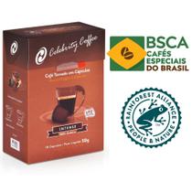 Café Especial Em Capsula Celebrity Coffee Intense 10 Cápsulas Nespresso