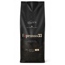 Café Especial Espresso 33 1kg 100% Arábica Chocolate Caramelo e Mel Torrado em Grãos