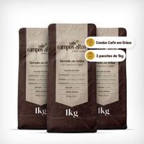 Café Especial Kit 3kg Grão 100% Arábica - Café Campos Altos