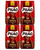 Café Especial Torrado em Grãos Espresso Pilão Pouch Pacote 1kg Kit 4 unidades Café Especial Torrado em Grãos Espresso Pilão Pouch Pacote 1kg Kit 4 unidades