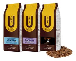 Café Especial Trio 100% Robusta, Conilon, Canephora 3x 500g Café Especial Trio 100% Robusta, Conilon, Canephora 3x 500g