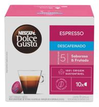 Café Espresso Descafeinado Cápsula Nescafé Dolce Gusto 10 cápsulas