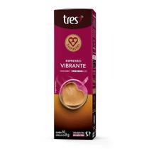 Café Expresso Vibrante Três Corações 10 Cápsulas Café Expresso Vibrante Três Corações 10 Cápsulas
