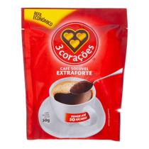 Café Extra Forte Solúvel 3 Corações 50g