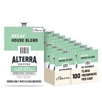 Café Flavia Alterra Decaf House Blend Light Roast, 100 unidades