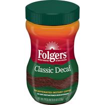 Café Folgers Classic Descafeinado Instantâneo 250mL Café Folgers Classic Descafeinado Instantâneo 250mL