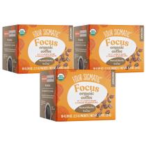 Café Four Sigmatic Focus com Juba de Leão, pacote com 3 Café Four Sigmatic Focus com Juba de Leão, pacote com 3