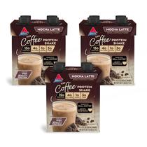 Café gelado Protein Shake Atkins Mocha Latte 11 fl.oz (pacote com 12)