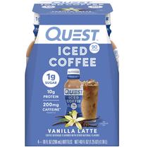 Café gelado Quest Nutrition Vanilla Latte 10g de proteína 4x250ml Café gelado Quest Nutrition Vanilla Latte 10g de proteína 4x250ml