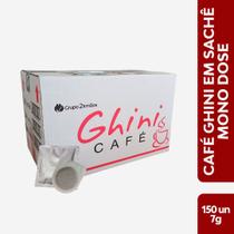 Café Ghini Sachê mono dose - 150 unidades Café Ghini Sachê mono dose - 150 unidades