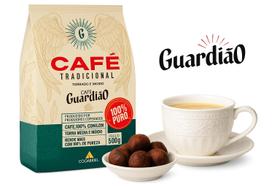 café guardião conilon torrado e moido 500g