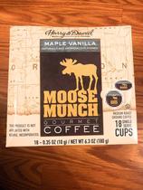 Café Harry & David Moose Munch Maple Vanilla 18 Cápsulas K-Cup