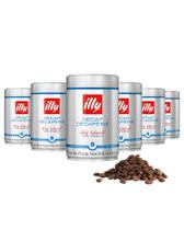 Café illy Classico Descafeinado em Grãos 250 g - 6 Unidades