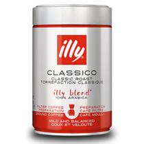 Café Illy Clássico Torrado e Moído 100% Arábica Lata 250g