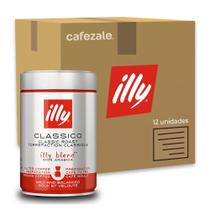 Café Illy Clássico Torrado E Moído Kit 12 Latas 250G