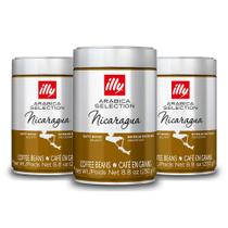 Café Illy Nicarágua Grãos 100% Arábica Kit 3 Embalagens 250g