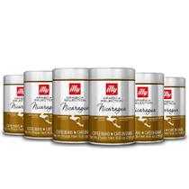 Café Illy Nicarágua Grãos 100% Arábica Kit 6 Embalagens 250G - Illy café Café Illy Nicarágua Grãos 100% Arábica Kit 6 Embalagens 250G - Illy café