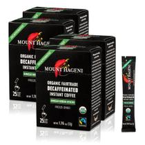 Café Instantáneo Descafeinado Mount Hagen Orgánico 4x25 Sobres 50g