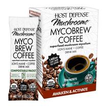 Café Instantáneo Host Defense MycoBrew con Melena de León en Paquete de 10 Café Instantáneo Host Defense MycoBrew con Melena de León en Paquete de 10