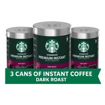 Café instantâneo Starbucks Dark Roast 90g, pacote com 3 Café instantâneo Starbucks Dark Roast 90g, pacote com 3