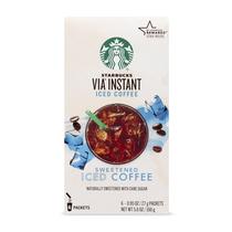 Café instantâneo Starbucks VIA Medium Roast 6 pacotes Café instantâneo Starbucks VIA Medium Roast 6 pacotes