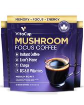 Café Instantâneo VitaCup Focus Mushroom - 90 Porções (3 Sachês) Café Instantâneo VitaCup Focus Mushroom - 90 Porções (3 Sachês)
