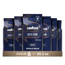 Café integral Lavazza Super Crema, torrado médio, 6x1 kg Café integral Lavazza Super Crema, torrado médio, 6x1 kg