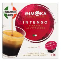 Café Italiano Gimoka Espresso Intenso com 16 Cápsulas Compatível com Dolce Gusto