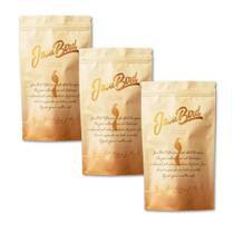 Café Jacu Bird Torrado Em Grãos Camocim Kit 3 Sachês 100G