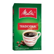 Café melitta torrado e moído tradicional pacote 500g