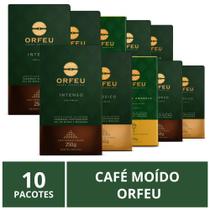 Café Moído, 10 Pacotes De 250G, Orfeu