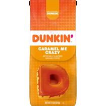 Café moído Dunkin' Caramel Me Crazy 11 onças (pacote com 1)