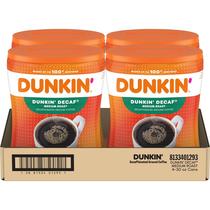 Café moído Dunkin' Decaf Medium Roast 3,5 kg, pacote com 4