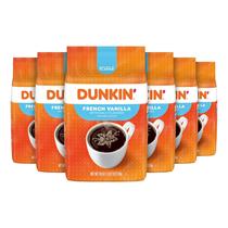 Café moído Dunkin' French Vanilla, pacote de 6x510 g