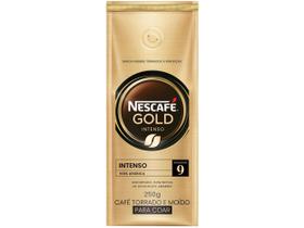 Café Moído Especial Nescafé Gold Intenso - 100% Arábica Almofadada 250g Café Moído Especial Nescafé Gold Intenso - 100% Arábica Almofadada 250g