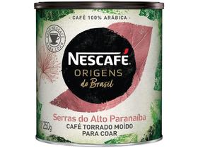 Café Moído Especial Nescafé Origens do Brasil - Serras do Alto Paranaíba 100% Arábica 250g