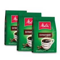 Café Moído Extraforte Melitta Kit 3 Pacotes de 500g