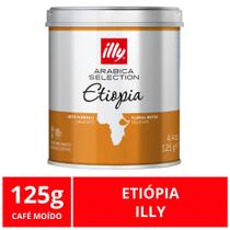 Café Moído, Illy Selection, Etiopia, Lata 125g Café Moído, Illy Selection, Etiopia, Lata 125g