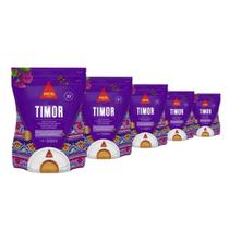 Café Moído Importado, 5 Pacotes De 250G, Delta, Timor