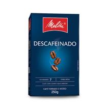 Café Moído Melitta Descafeinado Torrado e Moído 250g
