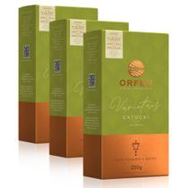 Café Moído Premium Orfeu Catucaí Kit 3 Pacotes de 250g