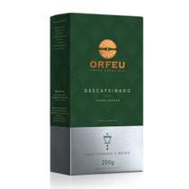 Café Moído Premium Orfeu Descafeinado Pacote 250g
