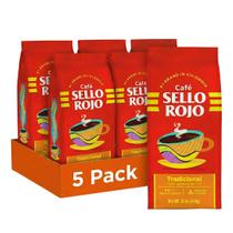 Café Moído Sello Rojo Tradicional Torra Média 5x454g Café Moído Sello Rojo Tradicional Torra Média 5x454g