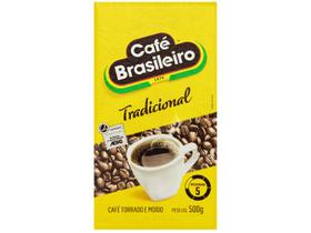 Café Moído Tradicional Café Brasileiro - Robusta e Arábica a Vácuo 500g