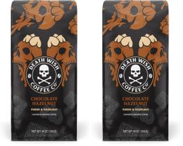 Café Molido Death Wish Sabor Chocolate y Avellana 396g Paquete de 2 Café Molido Death Wish Sabor Chocolate y Avellana 396g Paquete de 2